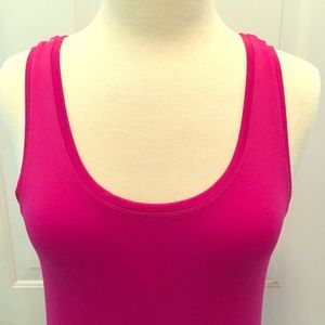 Karen Kane hot pink tank top